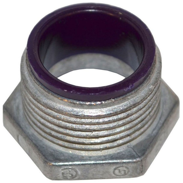 Eaton 1054DC Nipple, Rigid/IMC, Insulated, Zinc die cast, 1-1/2"