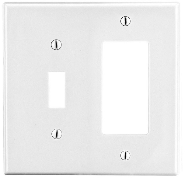Hubbell PJ126W Wallplates and Switch Accessories