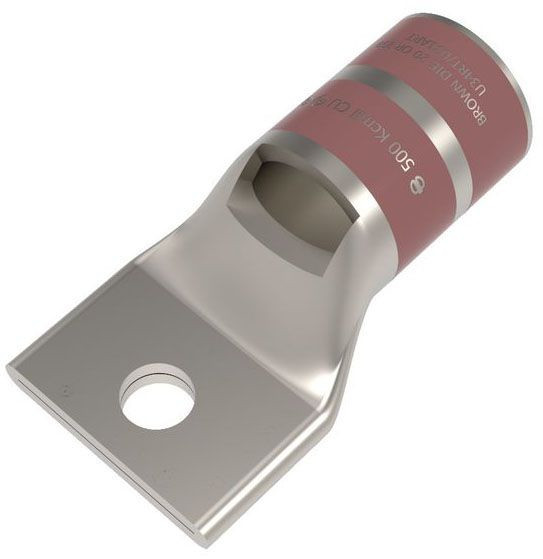 Burndy YA34L6 UL 467, CSA Electro Tin Plated Copper 3.12Inch Compression Cable Lug