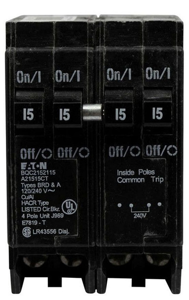 Eaton BQC2152130 Miniature Circuit Breakers (MCBs)