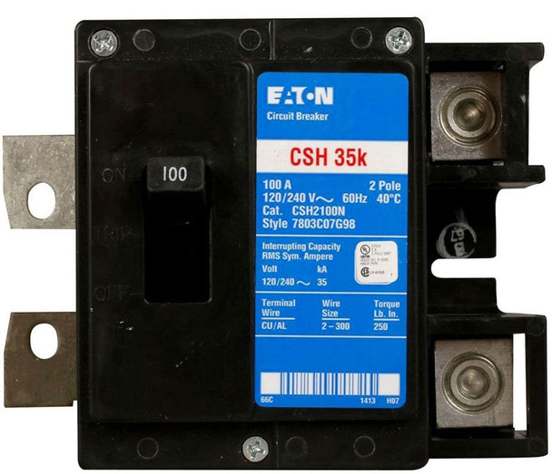 Eaton CSH2175N Miniature Circuit Breakers (MCBs)