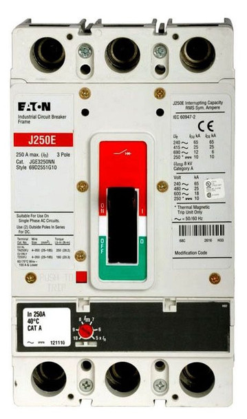 Eaton JGE3200FAGC Molded Case Breakers (MCCBs)