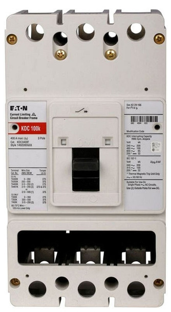 Eaton KDC3175 Molded Case Breakers (MCCBs)