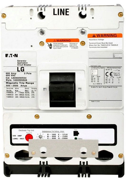 Eaton LG3450 Molded Case Breakers (MCCBs)