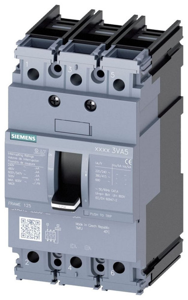 Siemens 3VA5111-4ED36-0AA0 Molded Case Breakers (MCCBs)