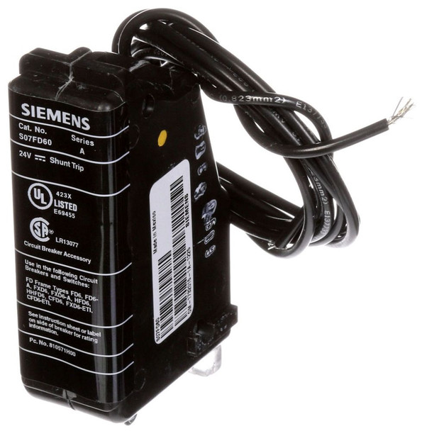 Siemens S06FD60 Molded Case Breakers (MCCBs)