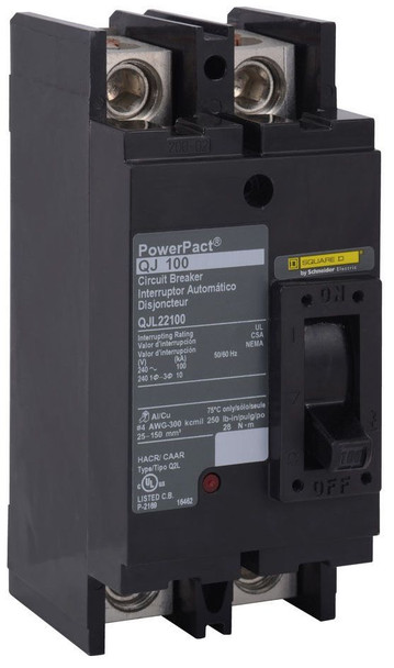 Square D QJL22125 Molded Case Breakers (MCCBs)