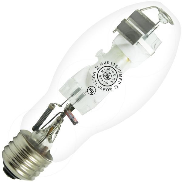 GE 18902 Quartz Metal Halide, Low W, Non-Dimmable 175W Hid Lamp