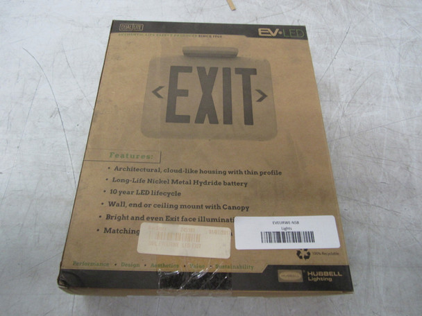 Dual-lite EVEURWE Other Lighting Fixtures/Trim/Accessories Exit Sign EA