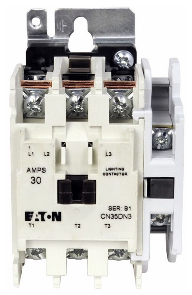 Eaton CN35DN6AB Lighting Contactors 6P 30A 120V 50/60Hz 1NO Electrically Held