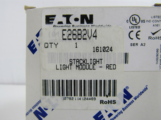 Eaton E26B2V4 Miniature and Specialty Bulbs Incandescent Light Module 120V Red NEMA 4, 4X-13