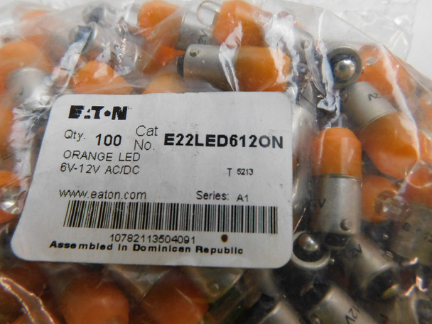 Eaton E22LED612ON LED Bulbs 12V Orange EA