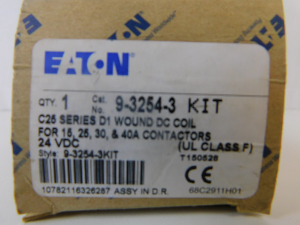 Eaton 9-3254-3 Coils Definite Purpose Contactors 15-40A 24VDC EA 9-3254-3 KIT
