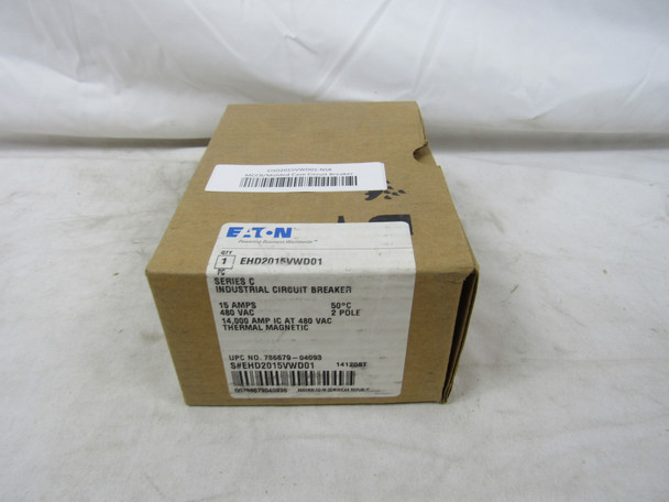 Eaton EHD2015VWD01 Molded Case Breakers (MCCBs)