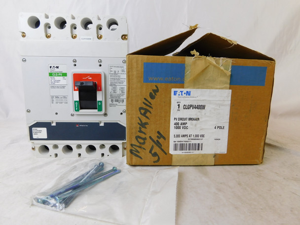 Eaton CLGPV4400W Molded Case Breakers (MCCBs) LG 4P 400A 1000V 50/60Hz 3Ph L Frame