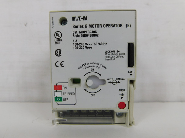 Eaton MOPEG240C Circuit Breaker Accessories Motor Operator 1A 240V EG Frame