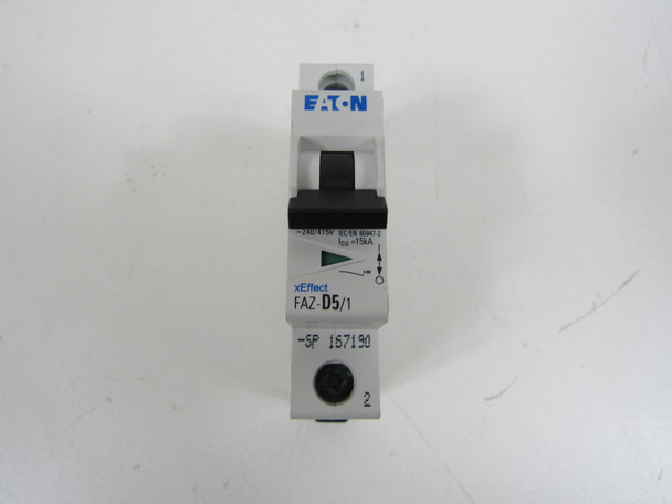 Eaton FAZ-D5/1 Miniature Circuit Breakers (MCBs)
