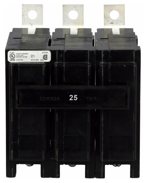 Eaton QBHW3025H Miniature Circuit Breakers (MCBs) QBHW 3P 25A 240V 50/60Hz 3Ph EA