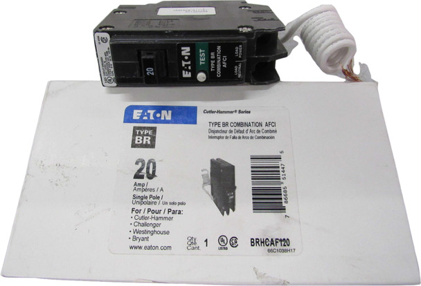 Eaton BRHCAF120 Miniature Circuit Breakers (MCBs) 1P 20A