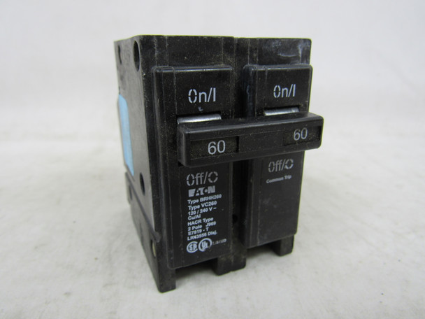 Eaton BRHH260 Miniature Circuit Breakers (MCBs) 2P 60A 240V EA
