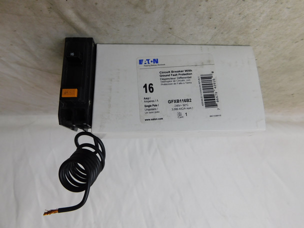 Eaton GFXB116B2 Miniature Circuit Breakers (MCBs) GF 1P 16A 240V 50/60Hz 1Ph