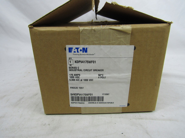 Eaton KDPV4175WF01 Molded Case Breakers (MCCBs)