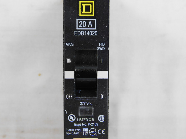 Square D EDB14020 Miniature Circuit Breakers (MCBs) EA