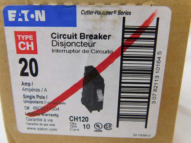 Eaton CH120 Miniature Circuit Breakers (MCBs)