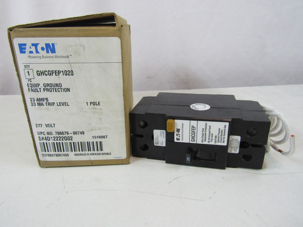 Eaton GHCGFEP1020 Molded Case Breakers (MCCBs) GHC 1P 20A 480V 50/60Hz 1Ph G Frame