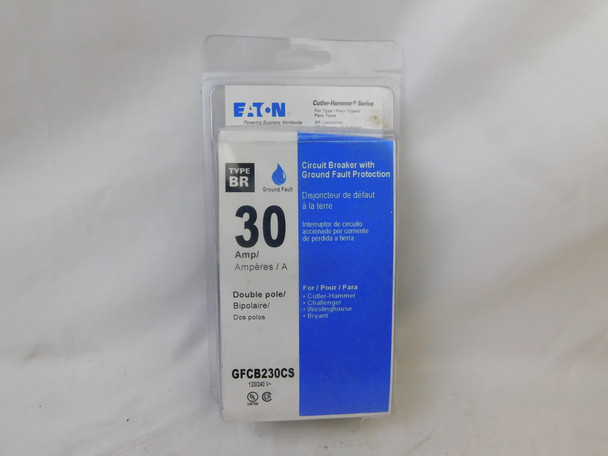 Eaton GFCB230CS Miniature Circuit Breakers (MCBs) GF 2P 30A 240V 50/60Hz 1Ph