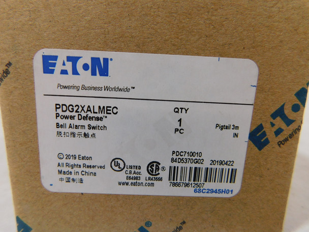 Eaton PDG2XALMEC Circuit Breaker Accessories Bell Alarm Switch 600VAC PDG Frame