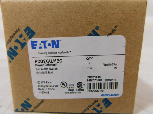 Eaton PDG2XALMBC Circuit Breaker Accessories Bell Alarm Switch 600VAC PDG Frame