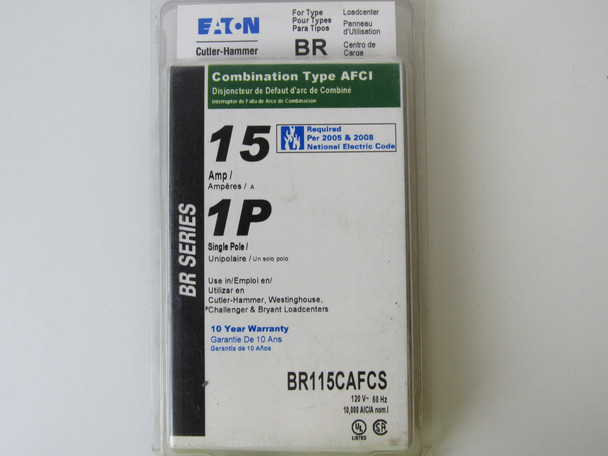 Eaton BR115CAFCS Miniature Circuit Breakers (MCBs)