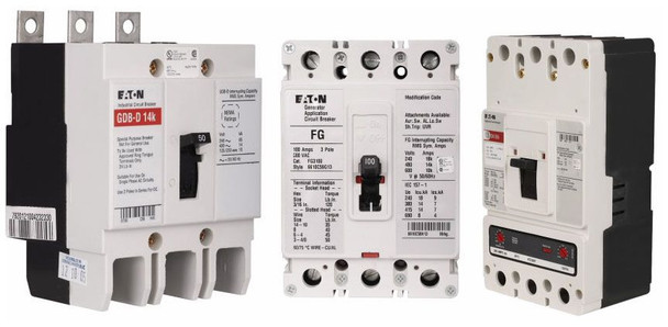 Eaton EDB3175 Molded Case Breakers (MCCBs) EDB 3P 175A 240V 50/60Hz 3Ph F Frame