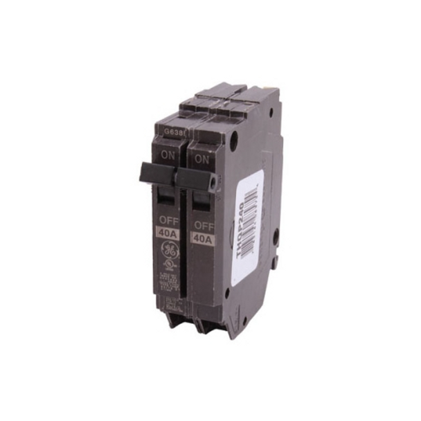 GENERAL ELECTRIC THQP240 Miniature Circuit Breakers (MCBs) 2P 40A 120V EA