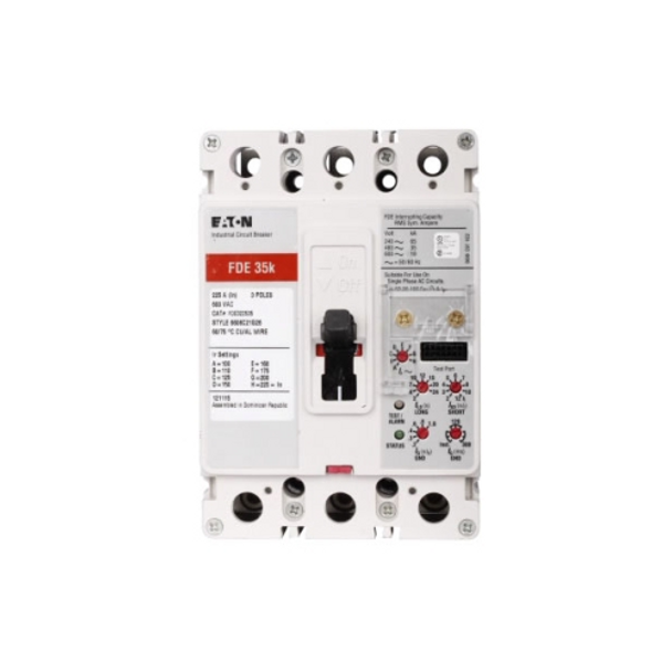 Eaton FDE322533 Molded Case Breakers (MCCBs) FDE 3P 225A 600V 50/60Hz 3Ph F Frame EA Thermal Magnetic