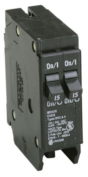 Eaton BR1515 Miniature Circuit Breakers (MCBs)