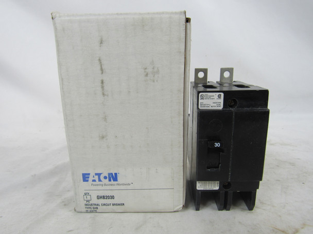 Eaton GHB2030 Molded Case Breakers (MCCBs) GHB 2P 30A 480V 50/60Hz 2Ph G Frame EA