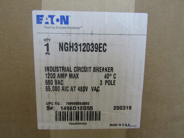 Eaton NGH312039EC Molded Case Breakers (MCCBs)