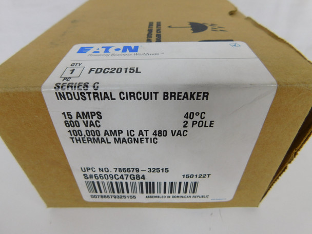 Eaton FDC2015L Molded Case Breakers (MCCBs)