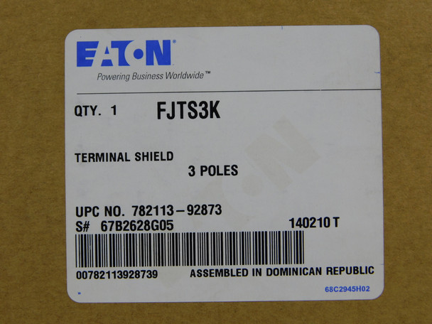 Eaton FJTS3K Circuit Breaker Accessories 3P EA