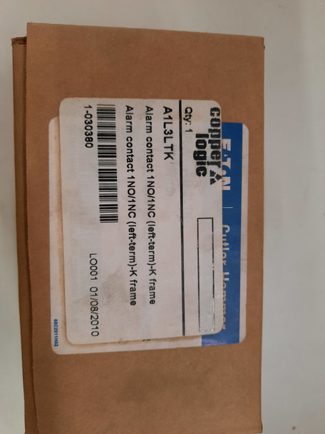 Eaton A1L3LTK Circuit Breaker Accessories Alarm Switch J-K Frame