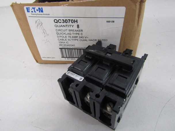 Eaton QC3070H Miniature Circuit Breakers (MCBs) QC 3P 70A 240V 50/60Hz 3Ph