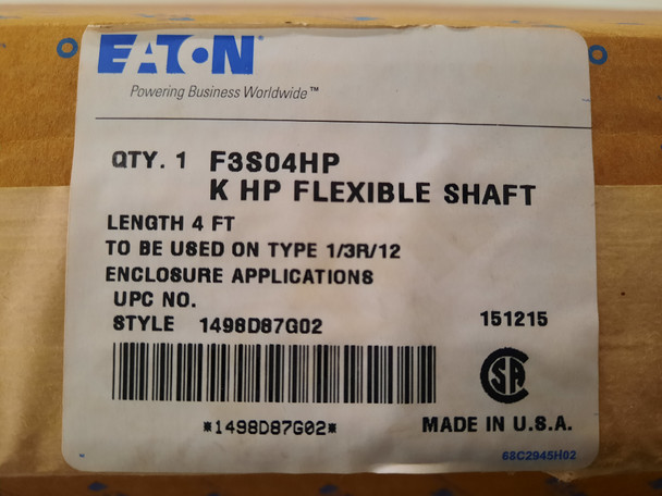 Eaton F3S04HP Circuit Breaker Accessories Flexible Shaft Handle Mechanism