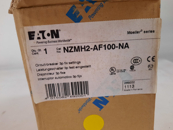 Eaton NZMH2-AF100-NA Molded Case Breakers (MCCBs)