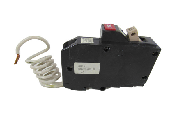 Eaton CH115GFR Miniature Circuit Breakers (MCBs) CH 1P 15A 120V 50/60Hz 1Ph