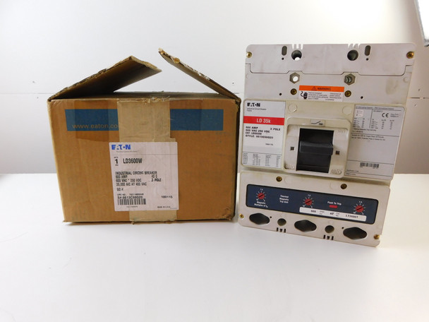 Eaton LD3600W Molded Case Breakers (MCCBs) LD 3P 600A 600V 50/60Hz 3Ph L Frame