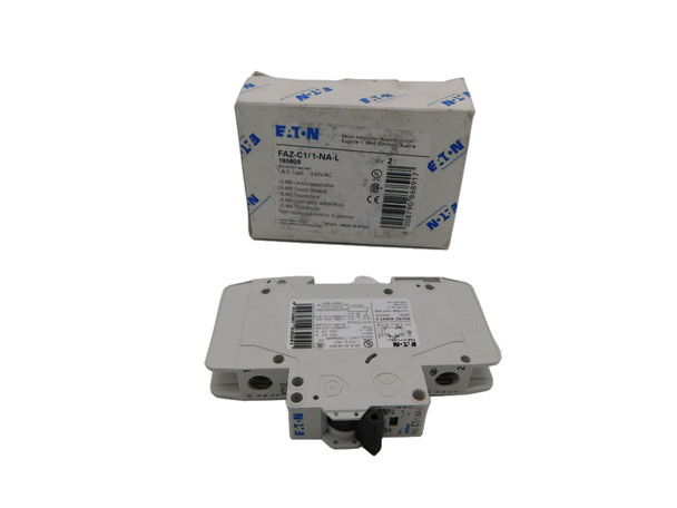 Eaton FAZ-C1/1-NA-L Miniature Circuit Breakers (MCBs) FAZ 1P 1A 240V 50/60Hz 1Ph