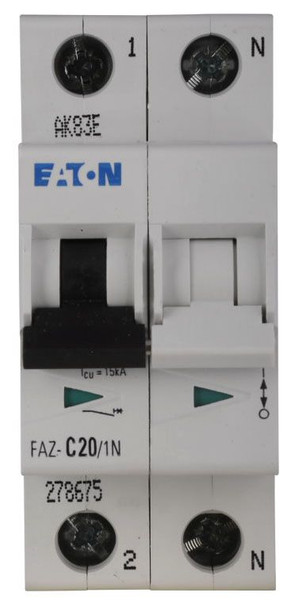 Eaton FAZ-C20/1-SP Din Rail Mounted Circuit Breakers