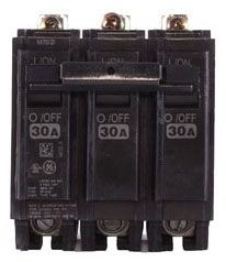 GENERAL ELECTRIC THQB32030 Miniature Circuit Breakers (MCBs) 3P 30A 240V EA